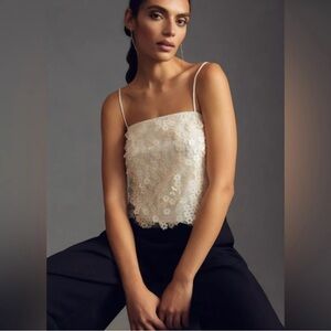 ASTR the label embellished white top